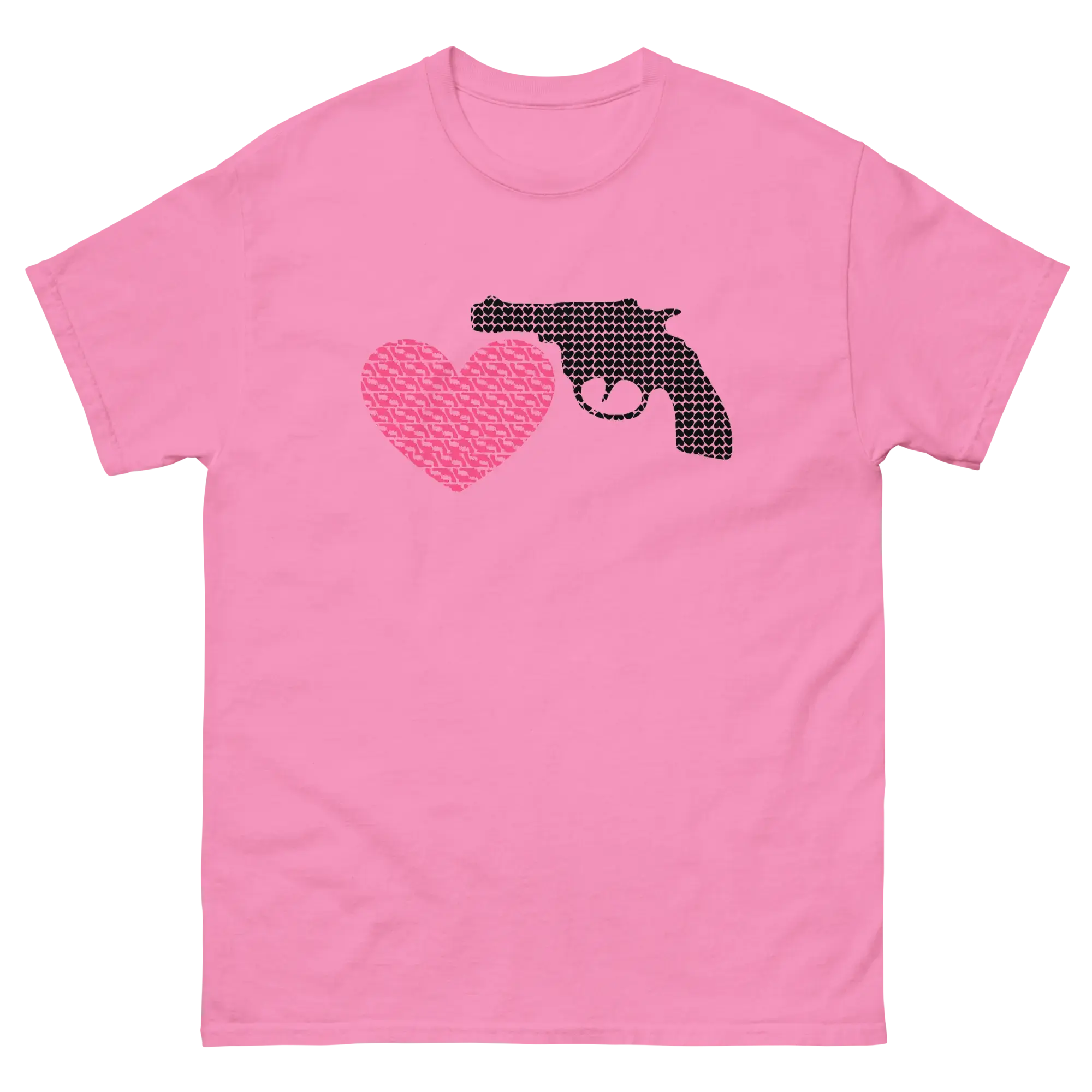Unisex graphic statement t-shirt | Love Hate - Choose Love, Not Guns - trendsparent_ees