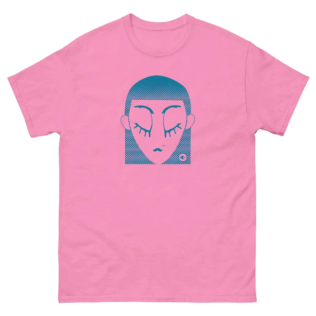 Unisex graphic t-shirt Blue Dot – minimalist streetwear Mute Mode
