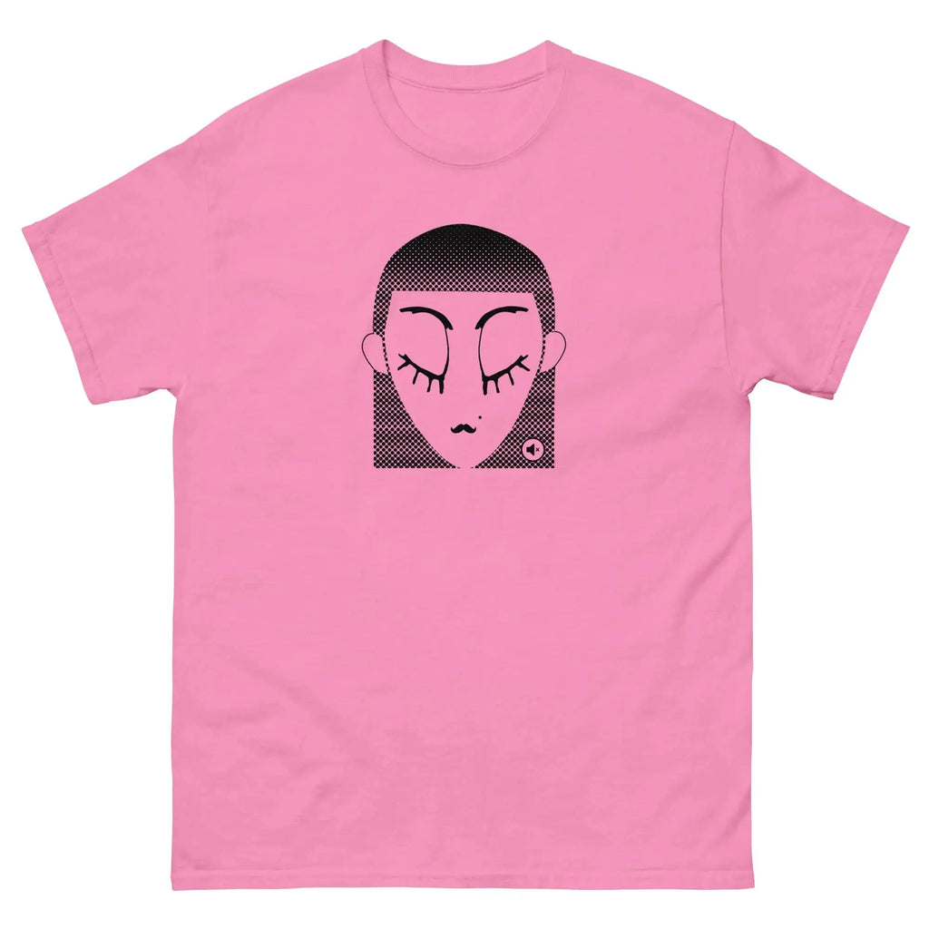 Unisex graphic t-shirt Black Dot – minimalist streetwear Mute Mode