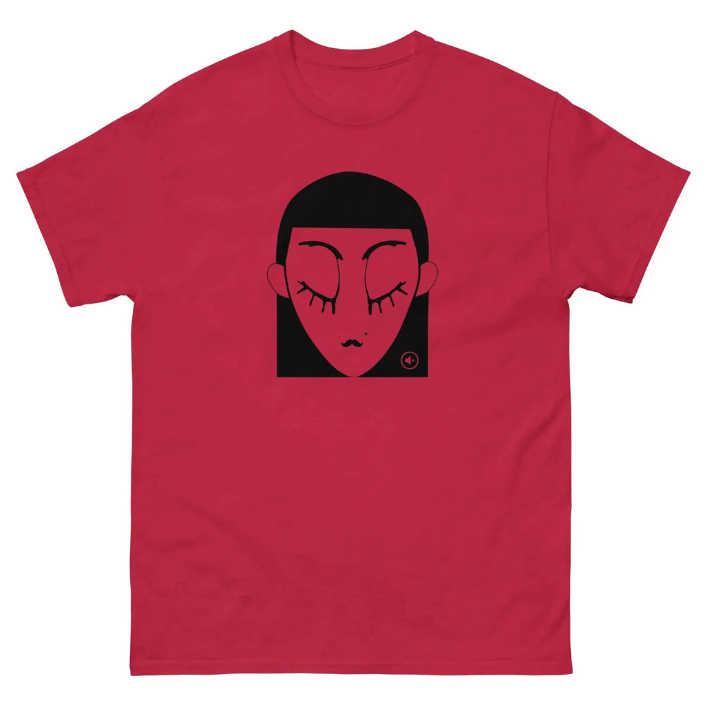 "Unisex graphic t-shirt Plain Black – minimalist streetwear Mute Mode"