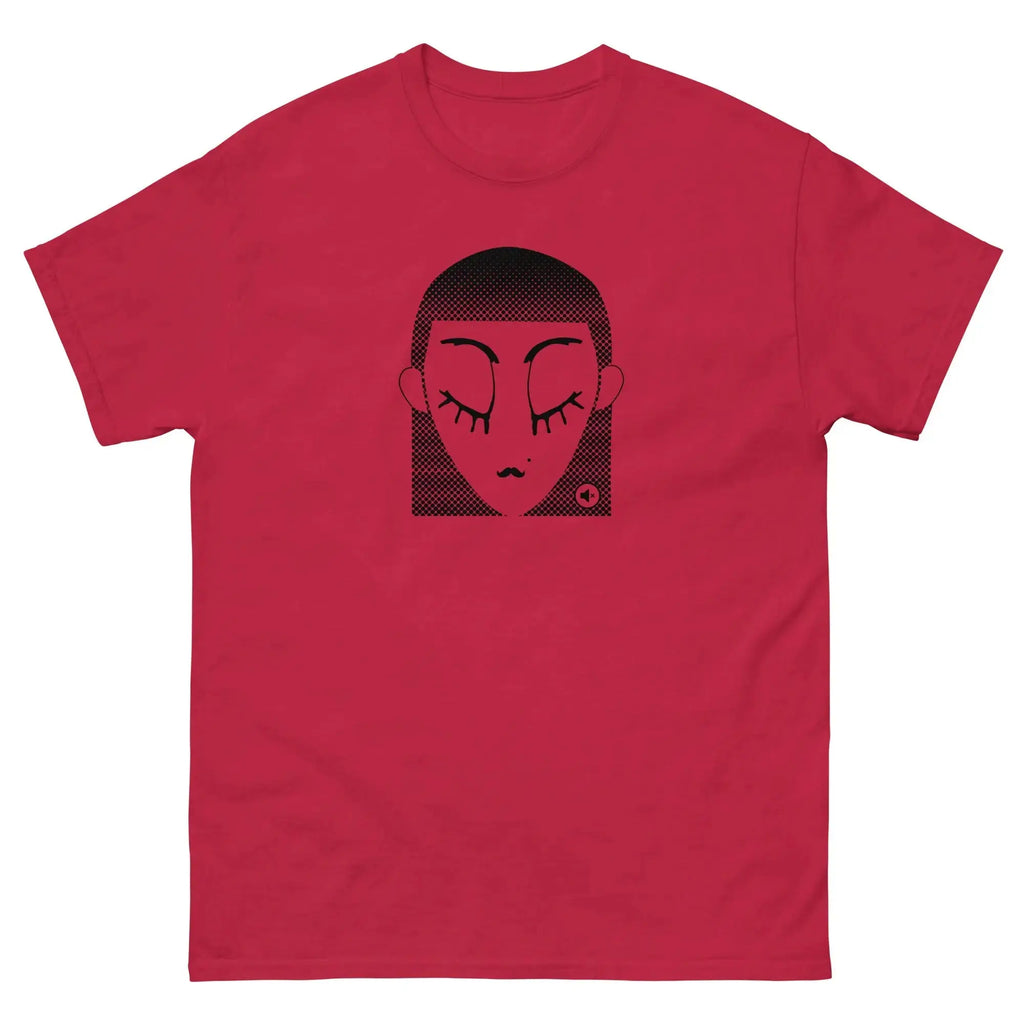 Unisex graphic t-shirt Black Dot – minimalist streetwear Mute Mode