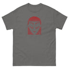 Unisex graphic t-shirt Red Dot – minimalist streetwear Mute Mode