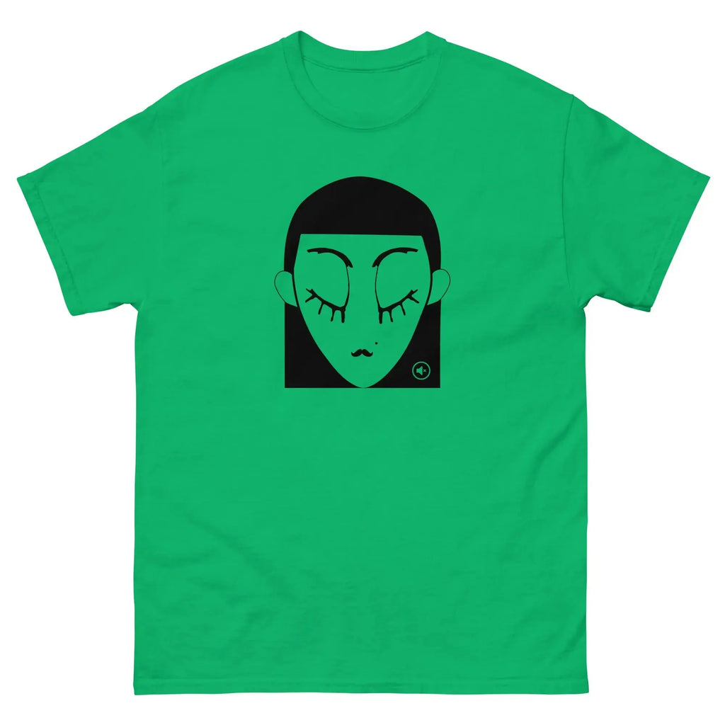 "Unisex graphic t-shirt Plain Black – minimalist streetwear Mute Mode"
