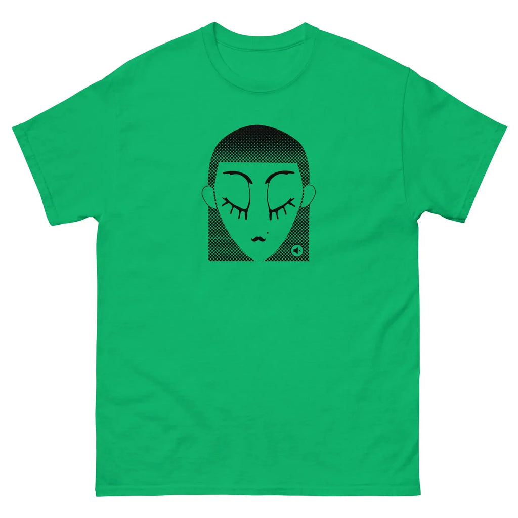 Unisex graphic t-shirt Black Dot – minimalist streetwear Mute Mode