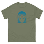 Unisex graphic t-shirt Blue Dot – minimalist streetwear Mute Mode
