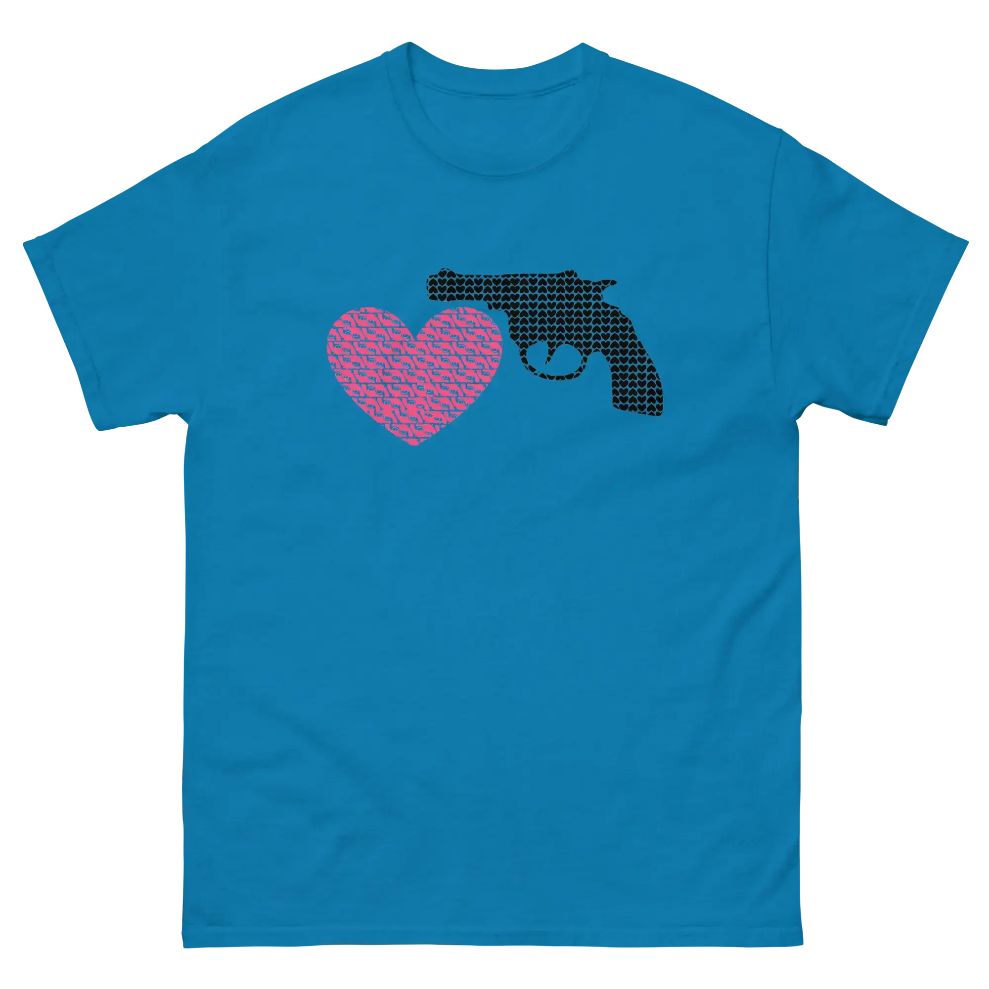 Unisex graphic statement t-shirt | Love Hate - Choose Love, Not Guns - trendsparent_ees