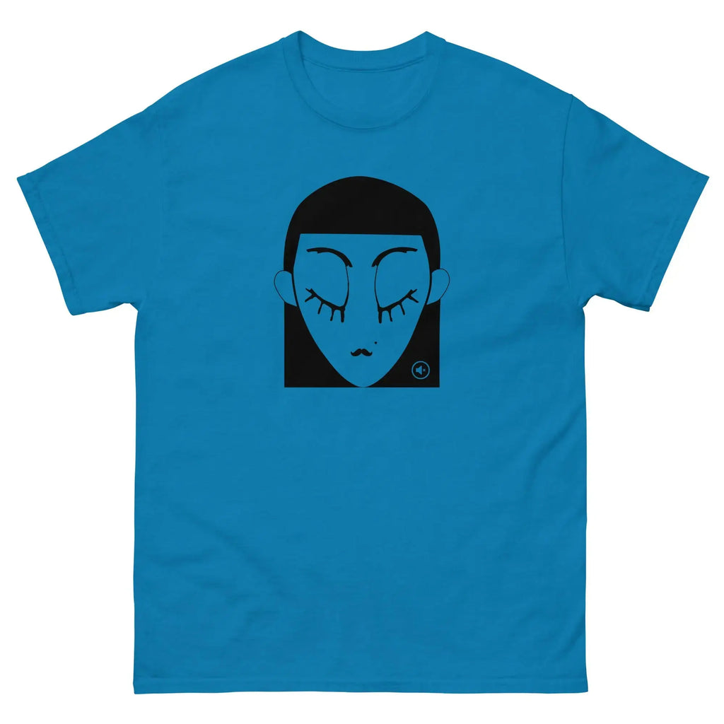 "Unisex graphic t-shirt Plain Black – minimalist streetwear Mute Mode"
