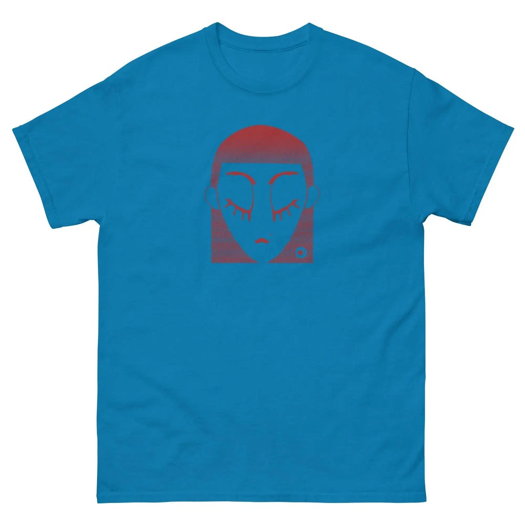 Unisex graphic t-shirt Red Dot – minimalist streetwear Mute Mode