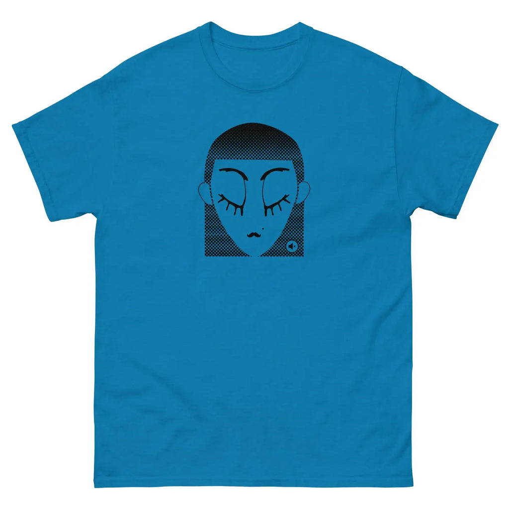 Unisex graphic t-shirt Black Dot – minimalist streetwear Mute Mode