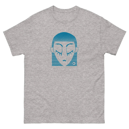 Unisex graphic t-shirt Blue Dot – minimalist streetwear Mute Mode