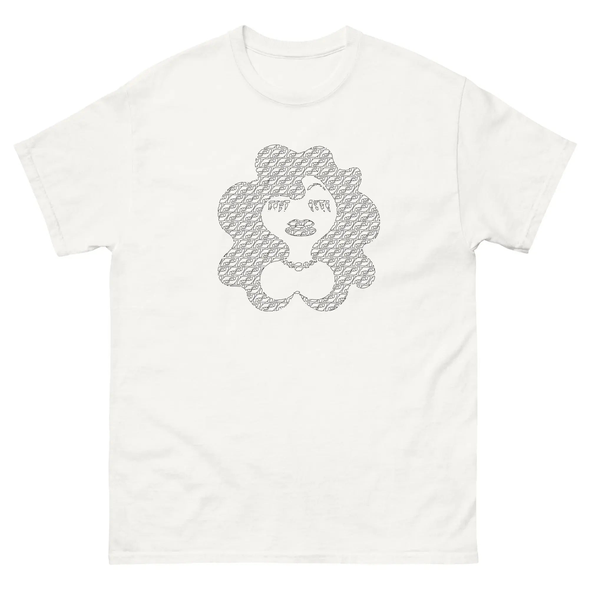  Graphic t-shirt Bubble Blanc Beauty handmade sketchbook print - trendsparent-ees trendsparent_ees